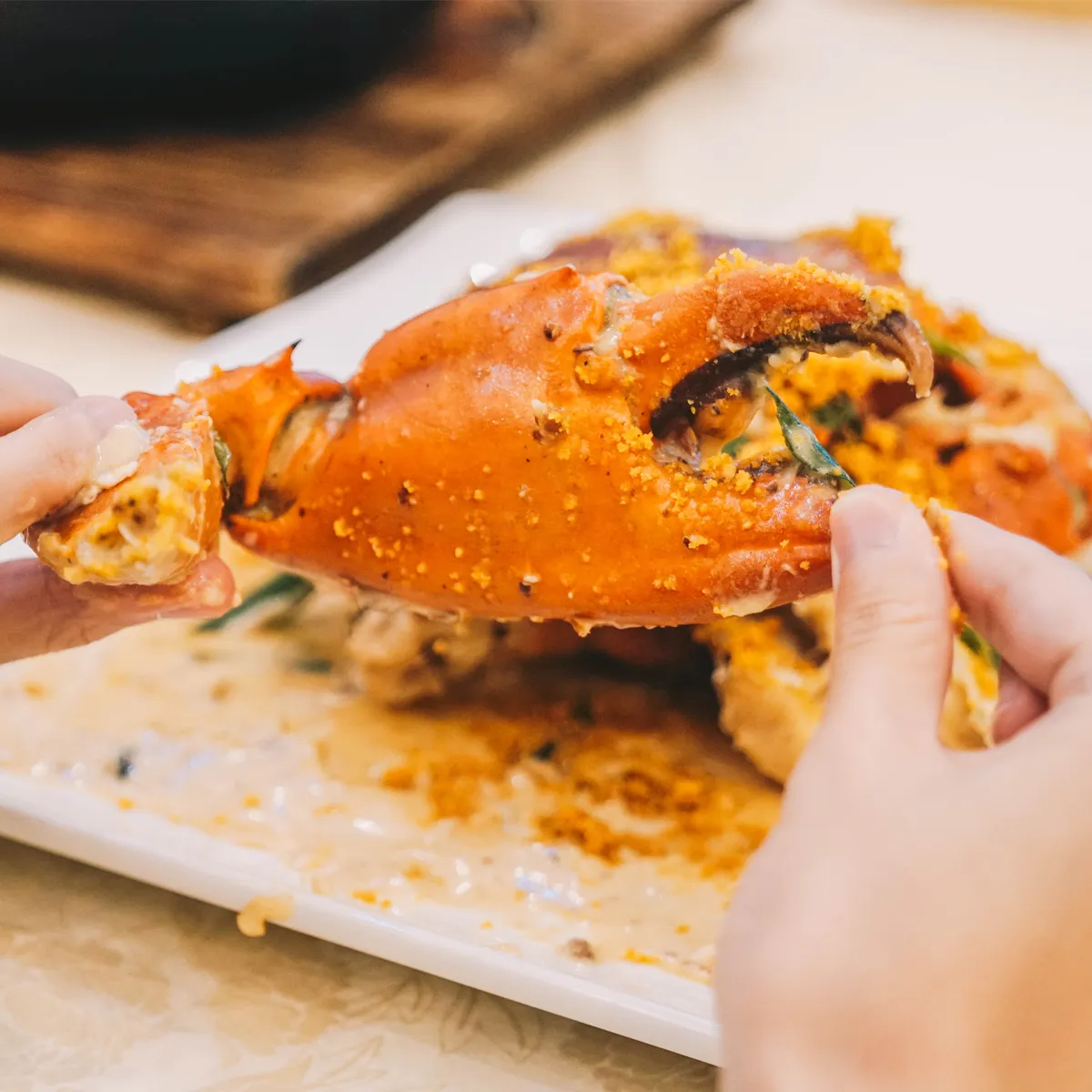 Crab Dish - Senibong Bay Seafood